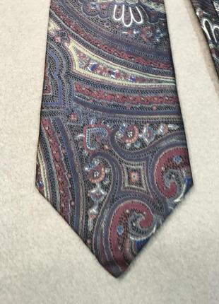 Вінтажна шовкова краватка,  заміри 146 х 92 фото
