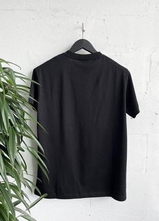 Чоловіча футболка бавовняна чорна hugo boss 100% cotton / х'юго бос літній одяг4 фото
