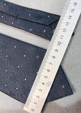 Шелковый галстук, замеры 150 х 8,74 фото