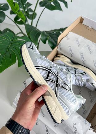 Asics gel-1130 white/silver4 фото