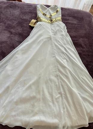 Корсетна біла весільна сукня для фотосесії ньюанс4 фото