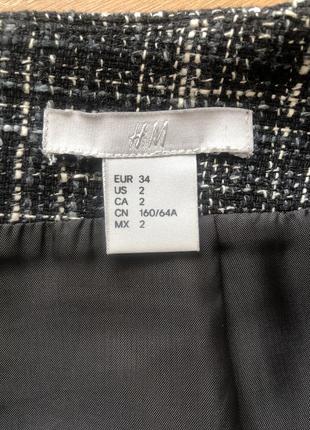 Твидовая юбка h&amp;m5 фото