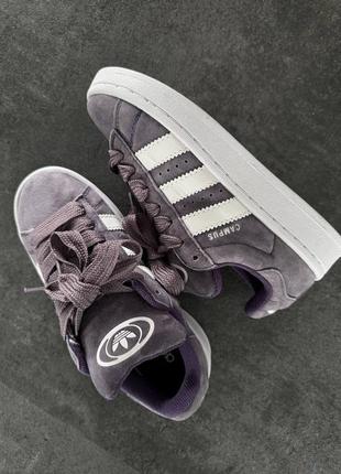 Женские кеды adidas campus
 shadow lilac premium8 фото