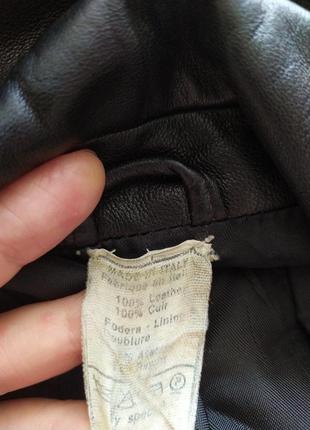 Versace 🇮🇹 итальялия винтаж шикарный кожаный пиджак5 фото