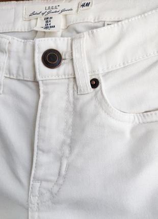 Женские белые джинсы h&amp;m3 фото