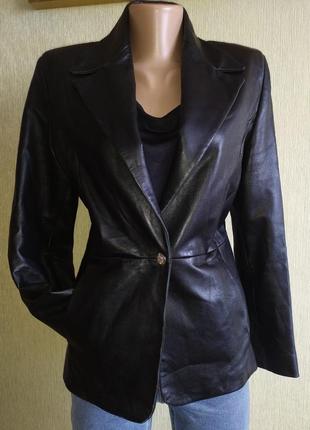 Versace 🇮🇹 итальялия винтаж шикарный кожаный пиджак1 фото
