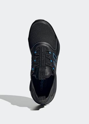 Кросівки чоловічі adidas nmd v3 boost black blue2 фото
