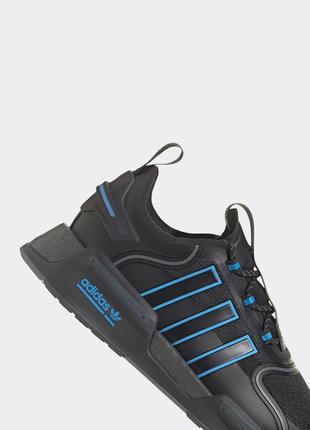 Кросівки чоловічі adidas nmd v3 boost black blue9 фото
