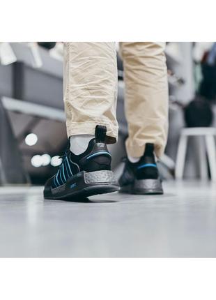 Кросівки чоловічі adidas nmd v3 boost black blue8 фото