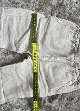 Біллі лляні штани zara світлі літні штани 12 18 місяців3 фото