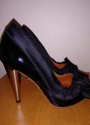 Х ... туфли женские р.40 кожа "lanvin" ... 🌿🕊️🌸3 фото