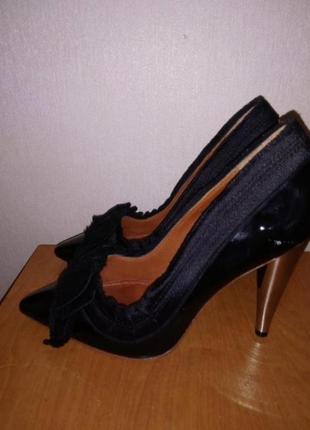 Х ... туфли женские р.40 кожа "lanvin" ... 🌿🕊️🌸2 фото