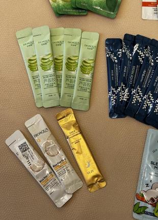 Гелевые маски и сокровища для лица