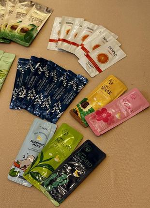 Гелевые маски и сокровища для лица