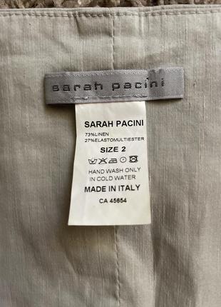 Брендовое платье лен италия sarah pacini3 фото