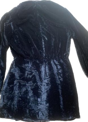 Дуже крута жіноча бархатна сукня zara2 фото