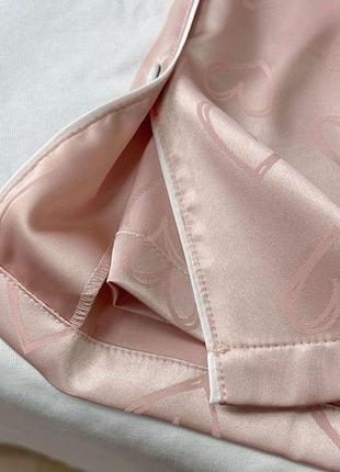 Женская пижама victoria 2в1 розовый8 фото
