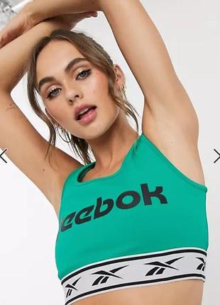 Кроп-топ спортивный reebok топ для тренировок и фитнеса9 фото