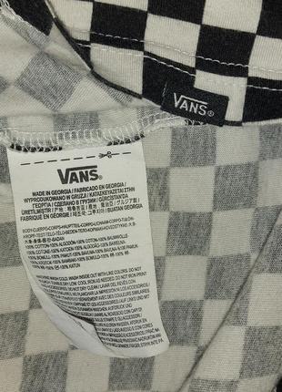 Майка футболка vans принт шашка розмір l5 фото