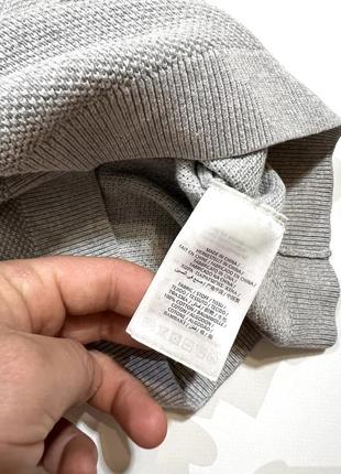 Свитер / свитшот gant серый premium cotton очень стильный и комфортный6 фото