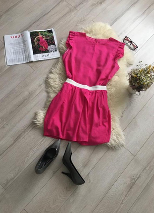 Розовый костюм ручной работы/костюм с юбкой5 фото