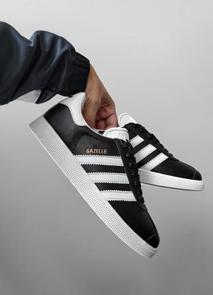Adidas gazelle black/white 41