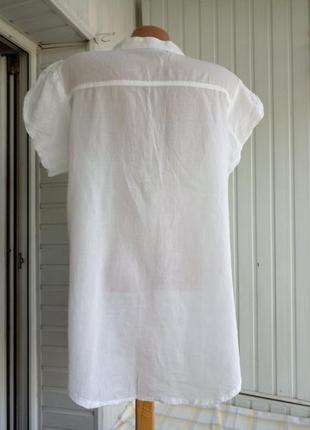 Тоненька котонова блуза туніка3 фото