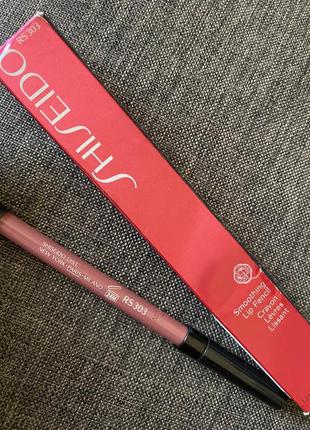 Shiseido smoothing lip pencil карандаш для губ no rs303, оригинал2 фото