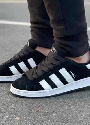 Чоловічі кросівки adidas campus black3 фото