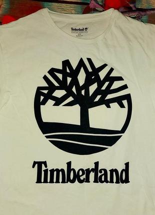 Біла футболка timberland розмір s2 фото
