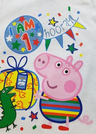 Пижама для мальчика на 1-1,5 года george свинка пеппа джордж5 фото
