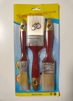 Набір малярних пензлів 3 шт.