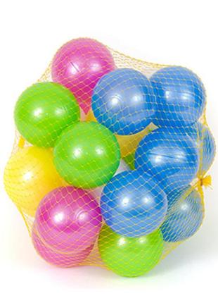 Шарики большие для бассейна 32 шт. в сетке для бассейна 32 шт.