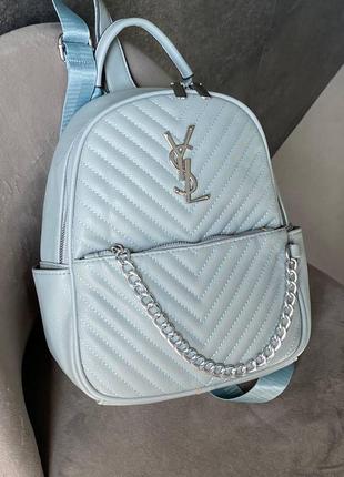Рюкзак ysl блакитний