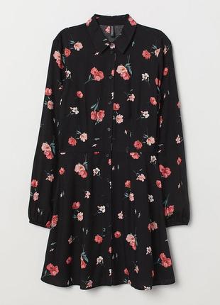 Квіткова сукня-сорочка h&m