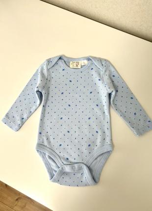 Новий боді космос з довгим рукавом 0-3 міс zara1 фото