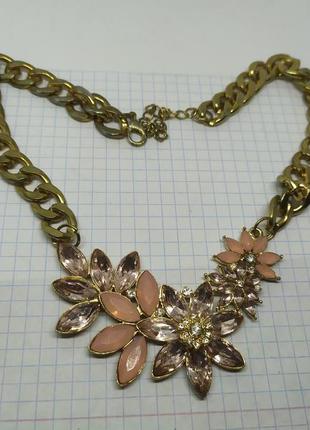 Кольє з важким ланцюгом