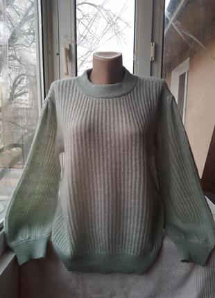 Акриловый свитер джемпер пуловер большого размера батал2 фото