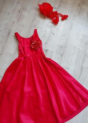 Сукня,нарядна сукня, червона сукня