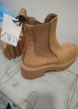 Ботинки, сапожки, ботильоны zara
