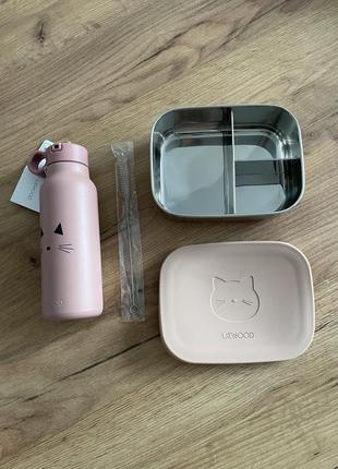 Ланч бокс та термопляшечка від liewood
