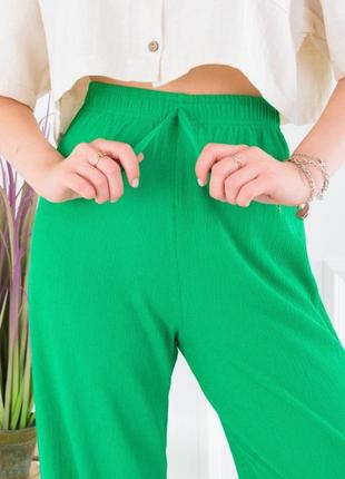 Жіночі літні штани брюки палаццо літо4 фото