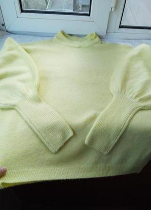 Брендовый акриловый свитер джемпер пуловер большого размера9 фото