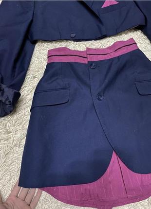 Костюм зі спідницею3 фото
