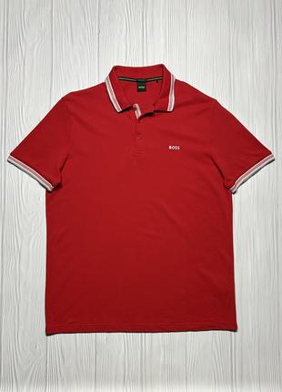 Hugo boss green line шикарное поло из новых коллекций оригинал! xxxl