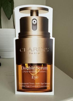 Сыворотка двойного действия для области вокруг глаз clarins double serum eye