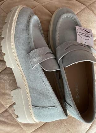 Лоферы замша 41 размер