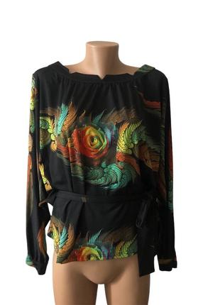 Кофта блуза з пояском