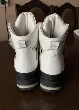 Зимние кожаные ботинки5 фото