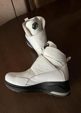 Зимние кожаные ботинки2 фото